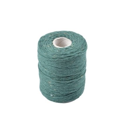 Cordone di cotone, verde decorativo 2 mm 180 m 250 g per artigianato