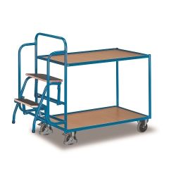 Carrello di stoccaggio 2 scalinate SW-600.614 250 kg