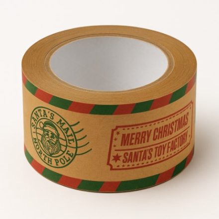 Nastro di carta Natale Babbo Natale 48mm/50m per regali