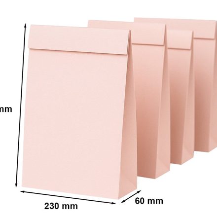 Busta di cartone C4 230x320x60 mm rosa 220g 10 pc