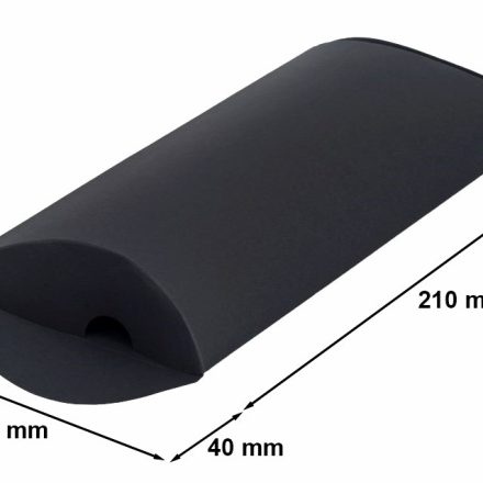 Scatola cuscino regalo decorativo 210x135x40 Nero M