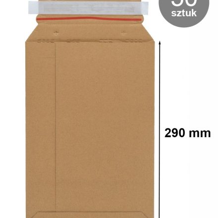 Pacchetto 50 Buste di cartone C4 218x290 mm autoadesivo