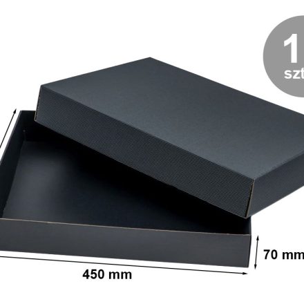 Scatole cablate nere 450x350x70 mm, 10 pz