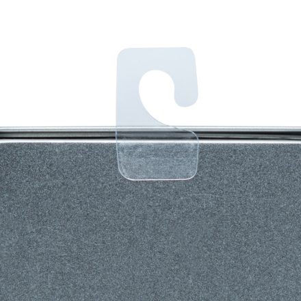 Gancio autoadesivo destro 35x22 mm 1000 pz