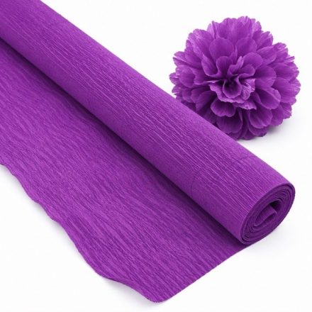 Crepe italiana 180g# Viola # 50cm/250cm Decorativo Cartotecnica Rossi