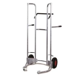 Ruota dei pneumatici alta SK-710.311, carrello zincato 540-820 mm, 200 kg