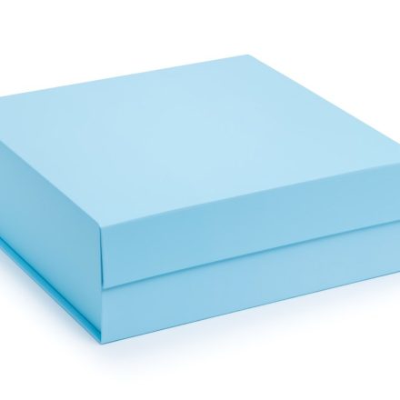 Scatola magnetica blu 330x330x115mmScatola regalo A4