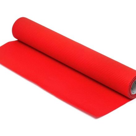 Carta ondulata rotolo impermeabile rosso 50 cm x 10 m