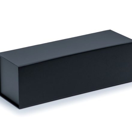 Scatola magnetica per bottiglia di vino nero 325x110x105 mm dono