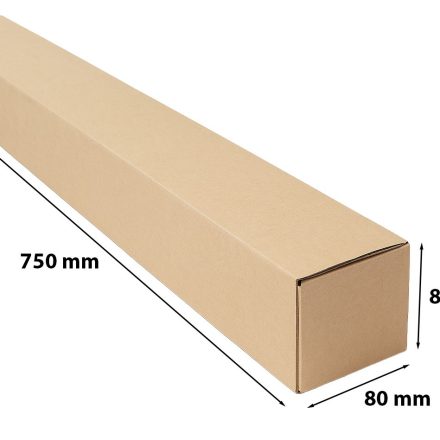 Scatola di pastello marrone B1 750x80x80mm scatola di moda