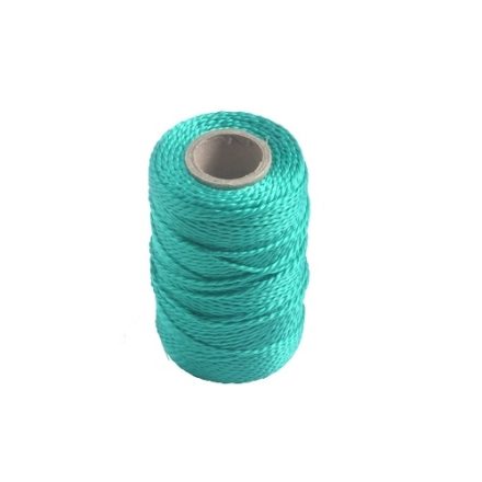 Corda murale verde 100 m, corda da costruzione PP 1,6 mm contorto