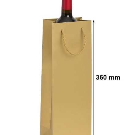 Sacchetto di carta regalo laminato con vino 125x85x360 gvecchio