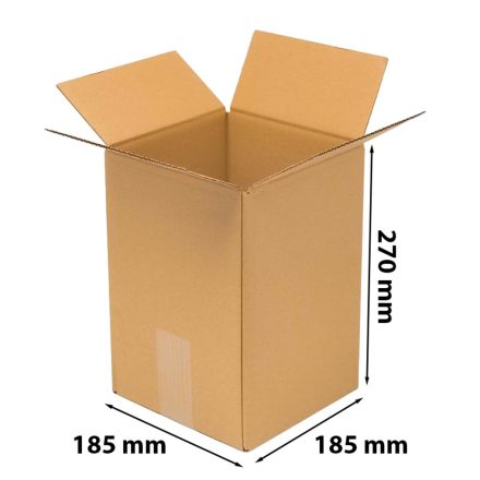 Cartone di carico 185x185x270 mm Onda marrone B 360 g/m2