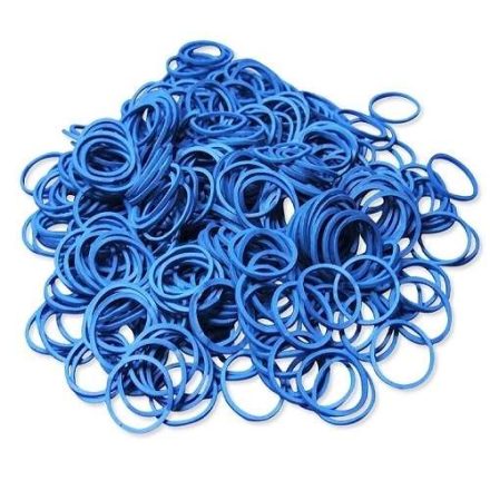 Ricette in gomma blu 30x1,5x1,5 mm 1 kg