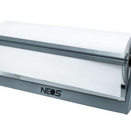 Dispenser da parete per imballaggio di carta 120 cm acciaio con dispositivo di taglio