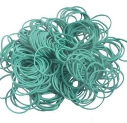 Formulazioni in gomma verde flessibile 15 mm x 1,2 mm x 1,2 mm - 1 kg