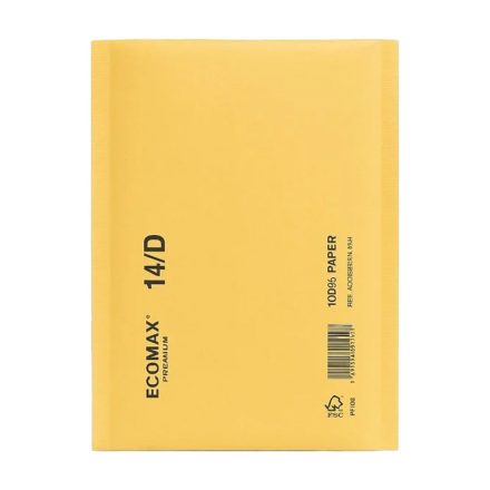 Buste a bolle di carta ECOMAX D14 marrone, 100 pz EKO