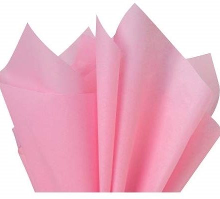 Carta liscia per confezione regalo 50x70 cm rosa chiaro 100 fogli