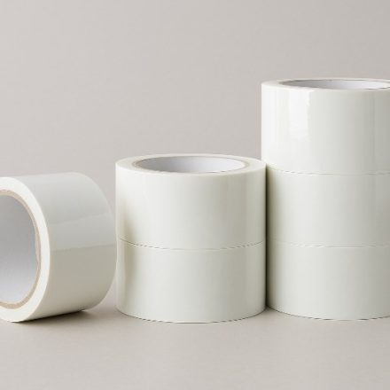 Nastro acrilico bianco 48 mm x 45 m imballaggio per cartoni e imballaggi
