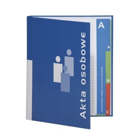 Segregatore di file personale A4 2R 20 mm blu con fodera ABC