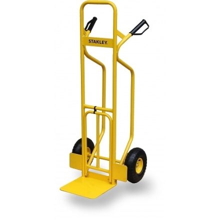 Carriola Stanley in acciaio a due ruote 250 kg, giallo, piattaforma 300 x 295 mm