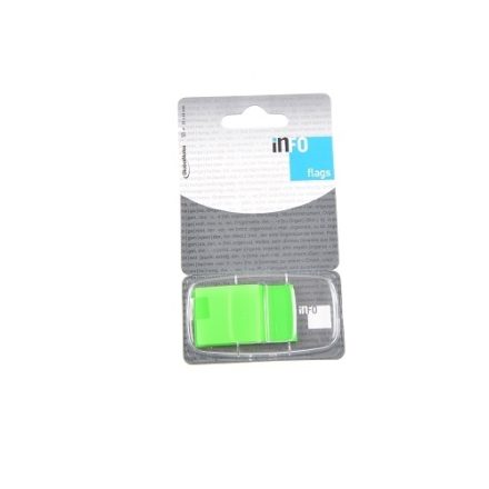 Segnalibri di indicizzazione verde 25x43mm 50pz e alimentatore