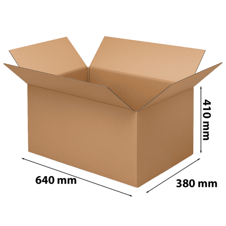 Pacchetti cartone flap InPost Gibarit C 640x380x410 mm onda B 420 g