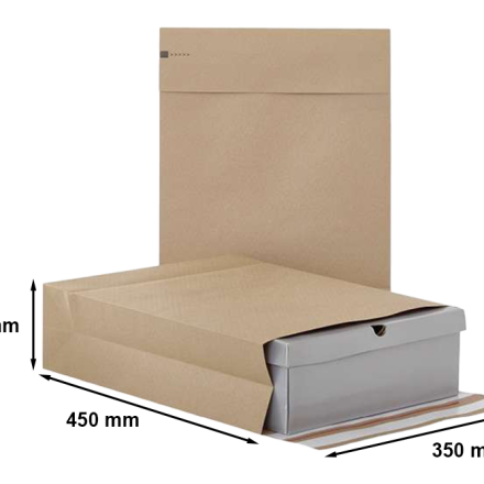E-Green spedizione busta marrone kraft 350x450x80 mm BB 1 pz