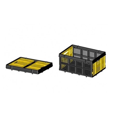 Cesto pieghevole per carrello portaoggetti STANLEY 568 x 410 x 272 mm