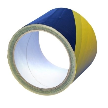 Nastro barriera giallo-nero 100mm/100m antiaderente