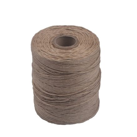 Filati di lino lucido grezzo marrone forte 2 mm 250 g 250 m