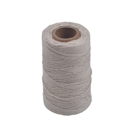 Filati bianchi di lino lucido 2 mm cucito e artigianato 100 m 100 g