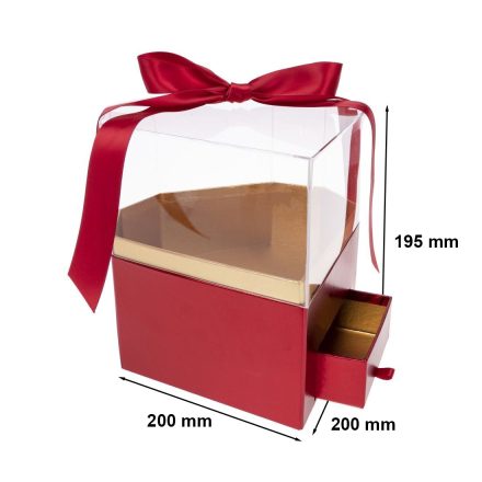 Scatola di fiori Scatola di fiori Diamante Rosso 20x20x19,5 cm (1 (pz)