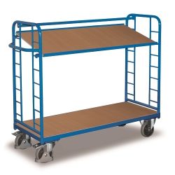 Carrello di trasporto zincato 2- Azienda SW-640.200 400 kg