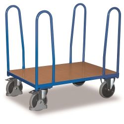 Carrello della piattaforma di stoccaggio con barre laterali SW-600.204 au 500 kg