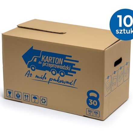 Cartone mobile forte 550x300x320mm con manico 5 lAyer 10 pz