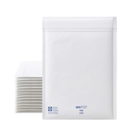 Buste di bolla AroFOL più cartone protettivo bianco C13 100 pc