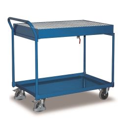 Carrello da tavolo in acciaio 2 Bagni a tenuta d'olio SW-600.505 250 kg