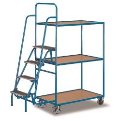 Carrello elevato per l'ordinazione 3 ripiani SW-600.616