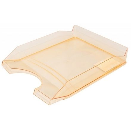 Cassetto scrivania trasparente arancione 348x255x60 mm