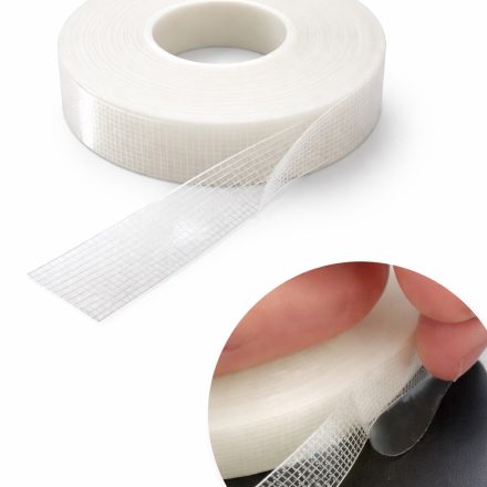 Nastro gel doppio lato con rete 19mm/0.5/50m Forte trasparente