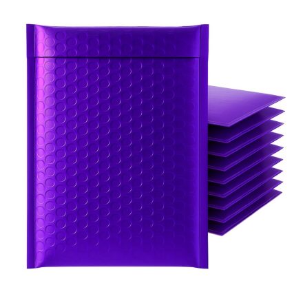 Busta metallica a bolla 180x250 mm Viola - Imballaggio 100 pc