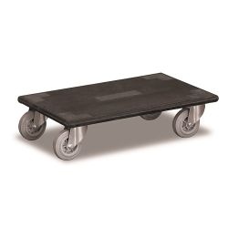 Cagnolino per mobili MH-937.003 carrello con coperchio in gomma 300 kg 600 x 350 mm