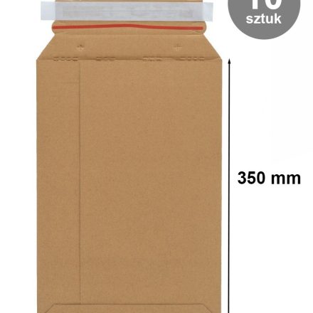 Busta di cartone marrone A4 250x350 mm autoadesivo 10 pz