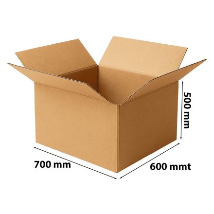 Cartone con patta in bronzo 700x600x500mm scatola di cartone 5-strato BC560