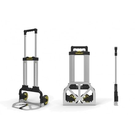 Carrello portaoggetti in alluminio pieghevole a due ruote 125 kg FXWT-706