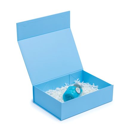 Scatola magnetica blu 350x250x100mm Confezione regalo decorativa