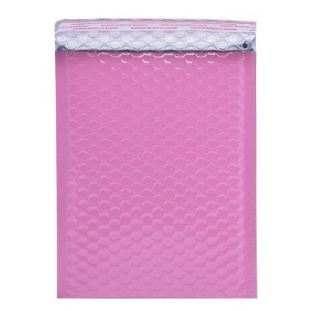 Busta metallica della bolla 150x215mm Rosa - Imballaggio Premium