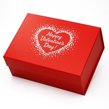 Scatola magnetica di San Valentino rosso A5 235x170x100 mm