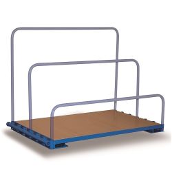 Rack in acciaio per lastre, porte e finestre senza bastoncini ZU-1287 1200 kg